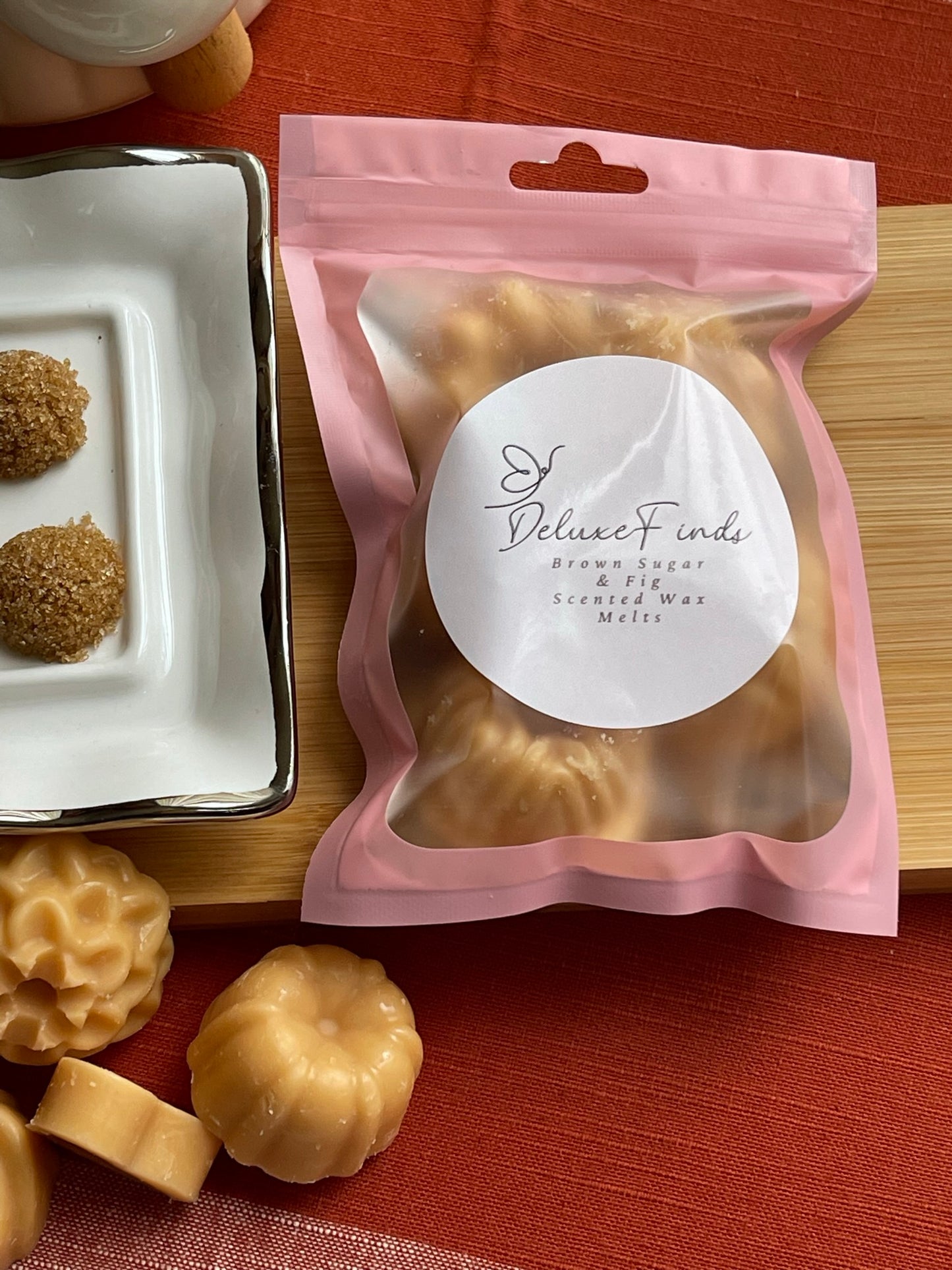 Sweet Delights: Brown Sugar and Fig Scented Wax Melts for Cozy Ambiance and Home Fragrance