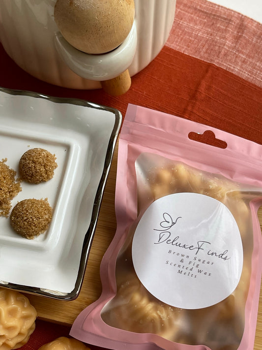 Sweet Delights: Brown Sugar and Fig Scented Wax Melts for Cozy Ambiance and Home Fragrance