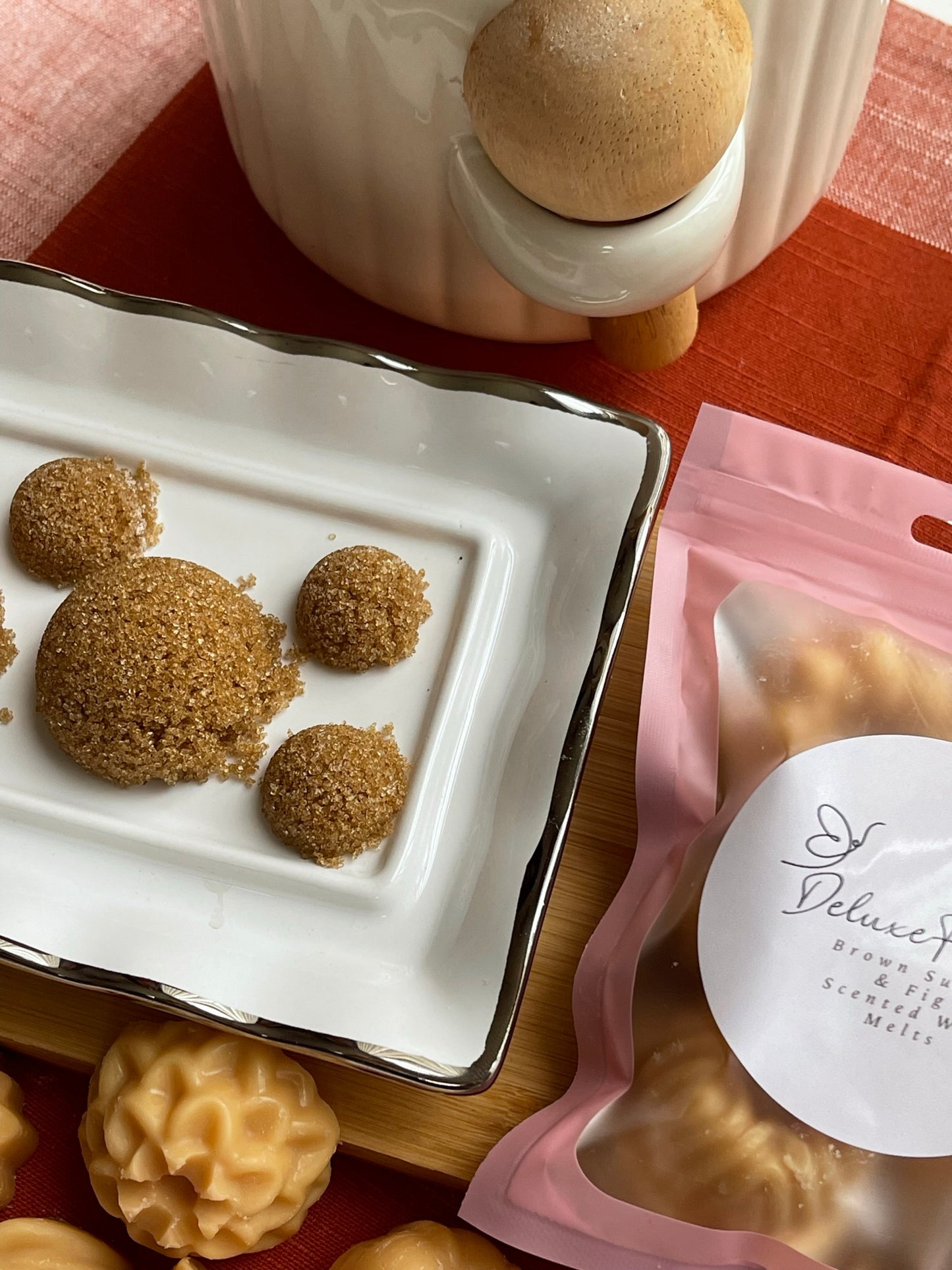 Sweet Delights: Brown Sugar and Fig Scented Wax Melts for Cozy Ambiance and Home Fragrance